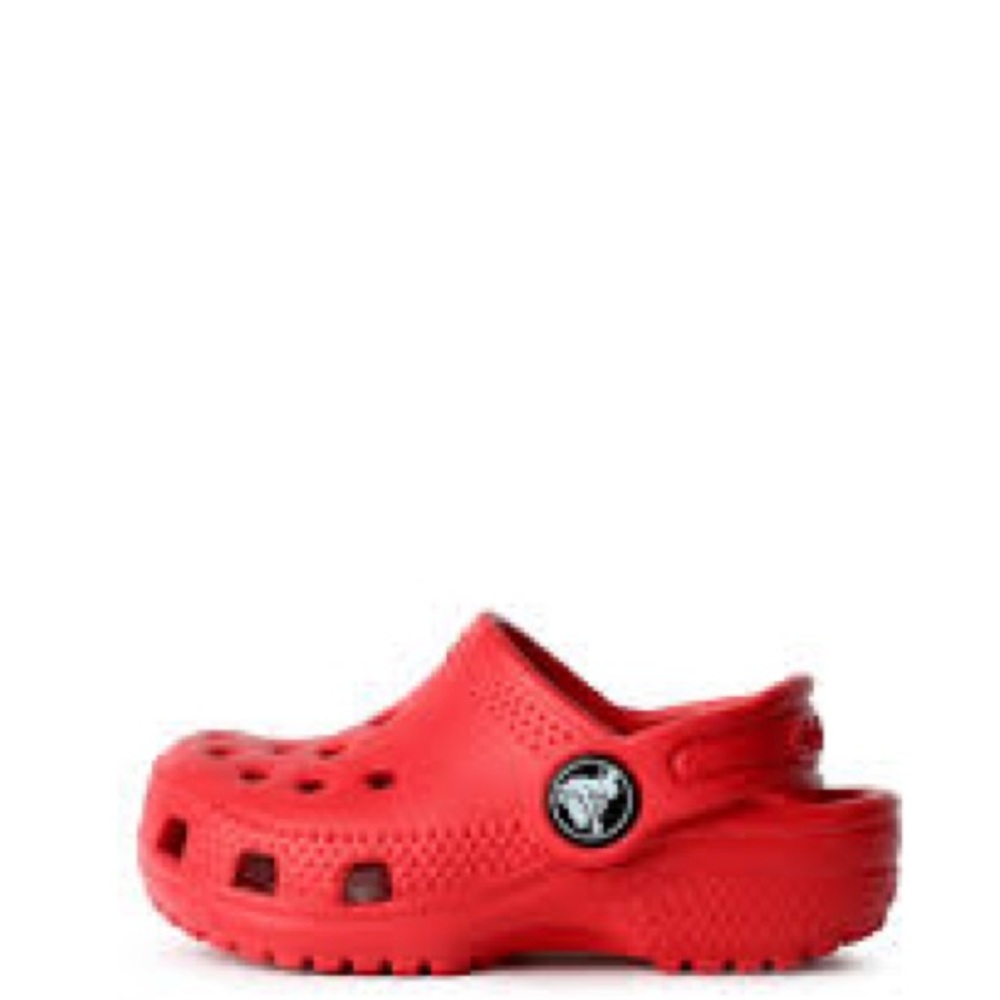 Red Kids Classic Crocs